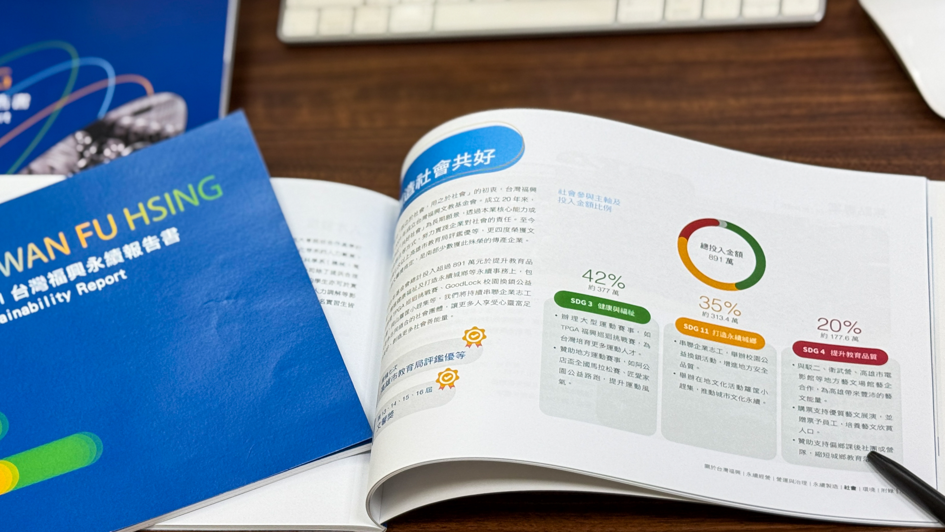 企業永續報告書數據視覺化設計